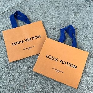 2 small size Louis Vuitton Shopping bags only